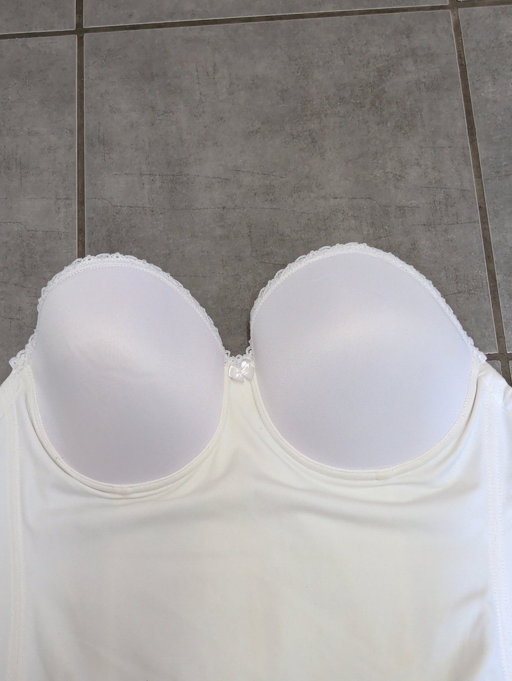 High End White Corset